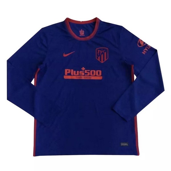 Tailandia Camiseta Atlético De Madrid 2ª Kit ML 2020 2021 Azul